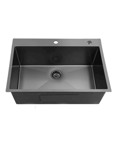 Mətbəx çanağı Ecotech 6050 Top Black