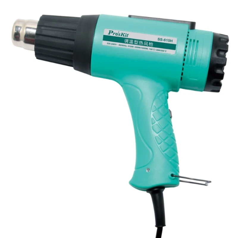 Тепловой пистолет Pro'sKit SS-615B, 1800 Вт