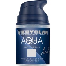Akvaqrim krem Kryolan Aquacolor Soft Cream 1129070, ağ, 50 ml