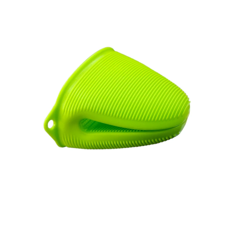 Силиконовая прихватка 893, 11х10 см, силикон, зеленая Силиконовая прихватка 893, 11х10 см, силикон, зеленая