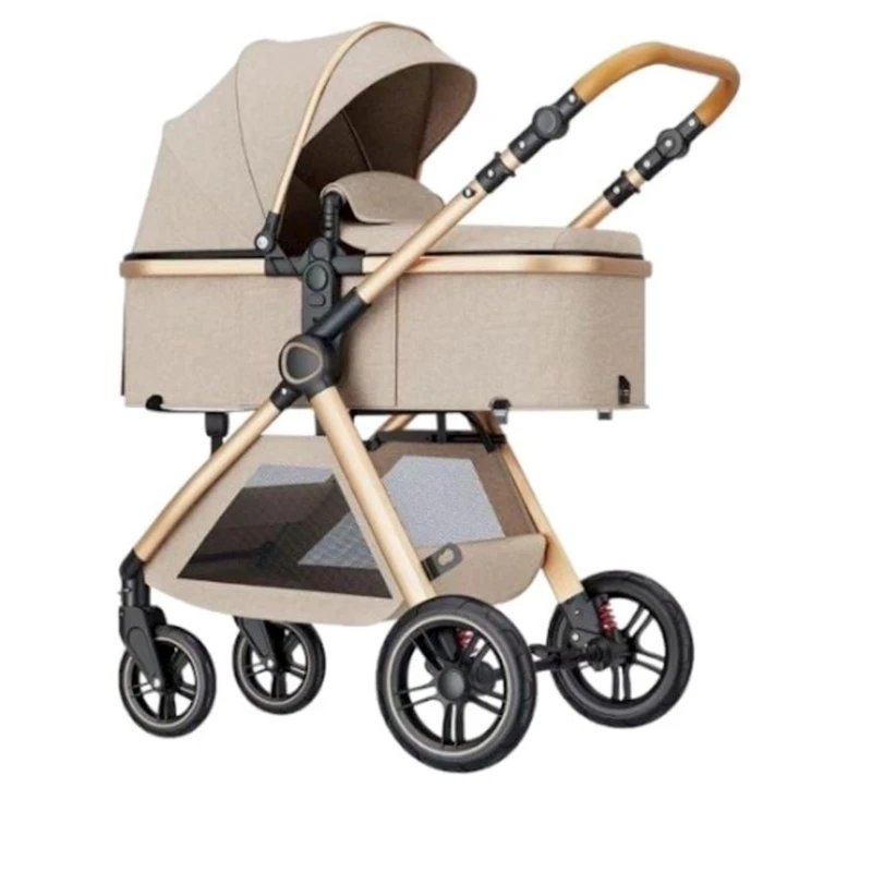 Детская коляска X1D, розовая