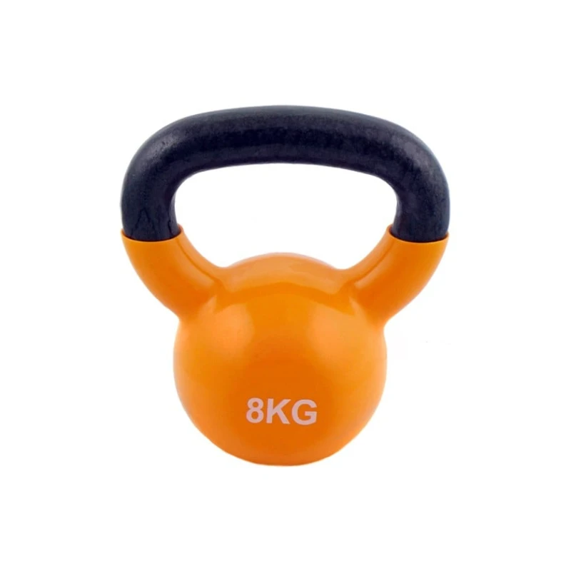 Гиря Aspo, 8 кг, оранжевая/черная Гиря Aspo, 8 кг, оранжевая/черная