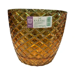 Горшок Karasu Kesme Orxideya, Золотистый, 1.6 л