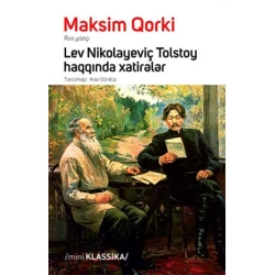 Kitab Lev Nikolayeviç Tolstoy haqqında xatirələr, müəllif Maksim Qorki