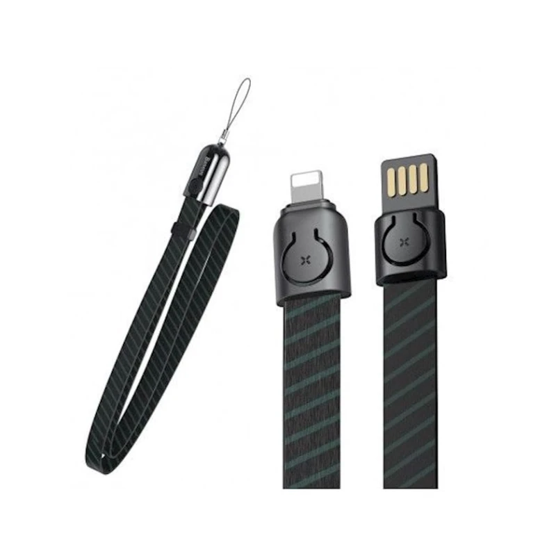 Кабель USB Baseus Gold Collar lanyard Data Cable USB 2.4A, 85 cм Stripe Black Кабель USB Baseus Gold Collar lanyard Data Cable USB 2.4A, 85 cм Stripe Black