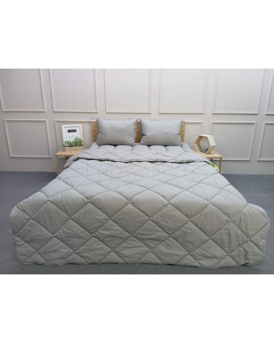 Yataq dəsti Moonstar SHA-00006509, bambuk, boz, döşək 180x200 sm, yorğan 195x215 sm, yastıq 50x70 sm (2 əd)