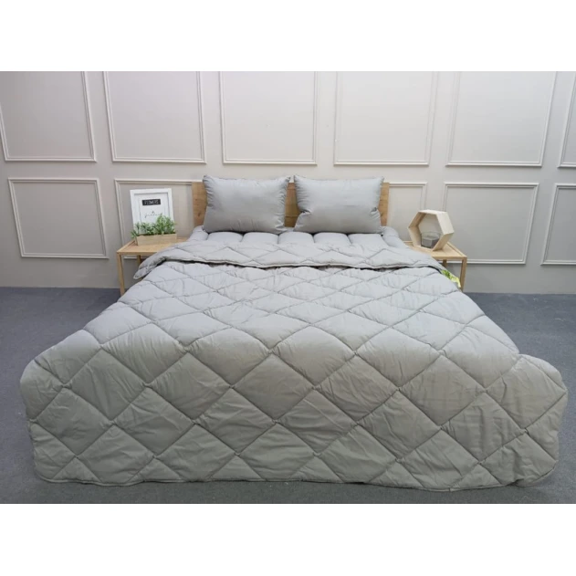 Yataq dəsti Moonstar SHA-00006509, bambuk, boz, döşək 180x200 sm, yorğan 195x215 sm, yastıq 50x70 sm (2 əd)