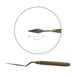 Mastixin Rosa Studio 11914, paslanmayan polad/taxta, romb, 5.5 sm