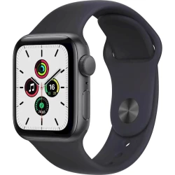 Смарт-часы Apple Watch SE GPS 44mm Space Grey Aluminium Case with Midnight Sport Band (MKQ63RB/A)