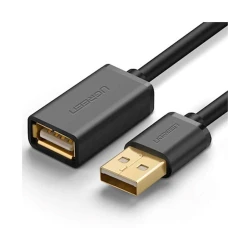 Удлинитель Ugreen US103 10315 USB 2.0 Male to USB 2.0 Female Cable Black, 1.5 м Удлинитель Ugreen US103 10315 USB 2.0 Male to USB 2.0 Female Cable Black, 1.5 м