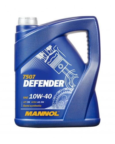 Yarısintetik motor yağı Mannol Defender 7507, 5 L