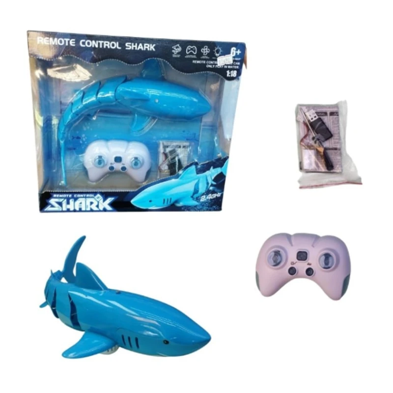 Radio ilə idarə olunan oyuncaq Remote Control Shark, 6+ yaş