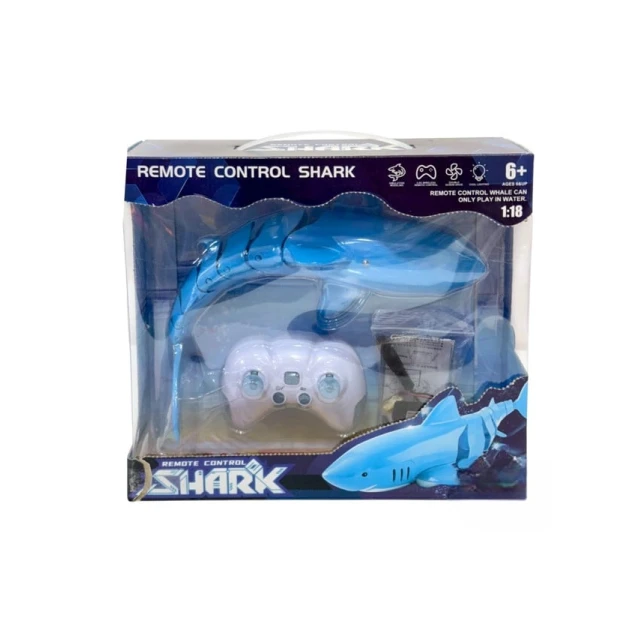 Radio ilə idarə olunan oyuncaq Remote Control Shark, 6+ yaş