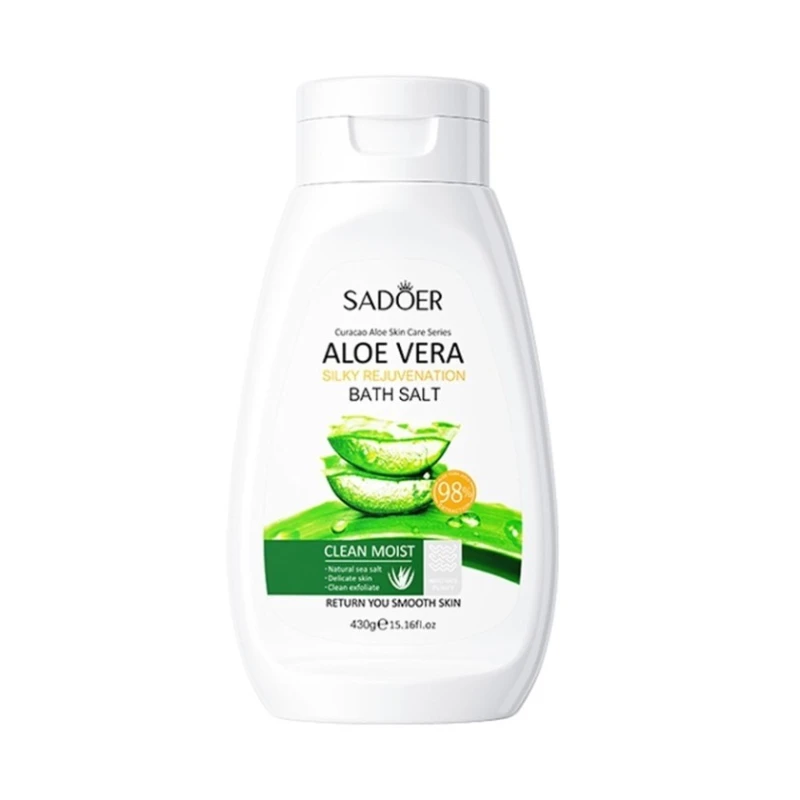 Соль для ванн Sadoer Aloe Vera 430 г Соль для ванн Sadoer Aloe Vera 430 г