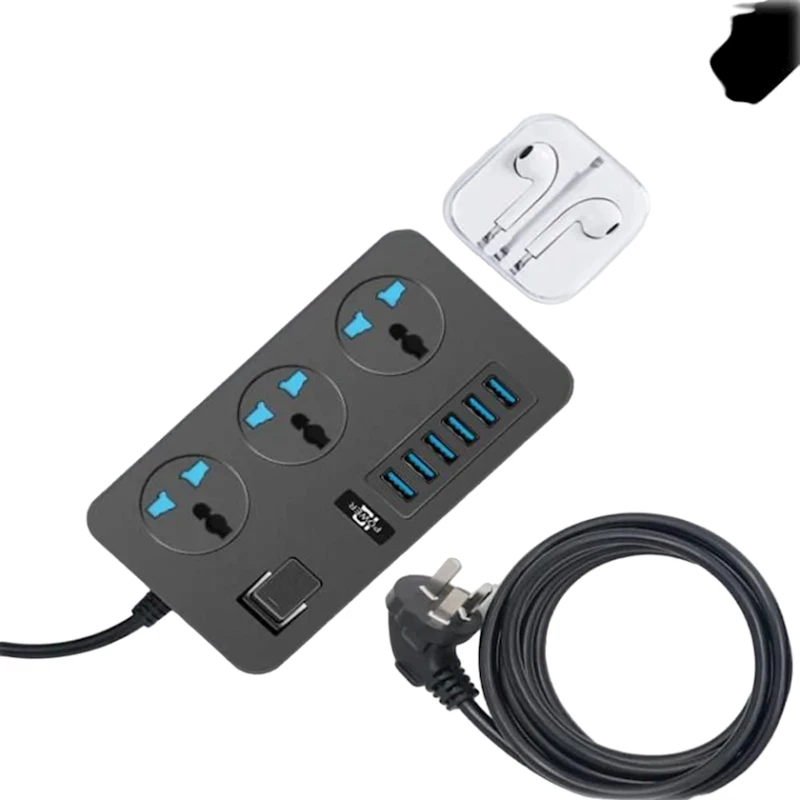 Şəbəkə filtri Power TB-T09 2 m, 3-rozetkalı