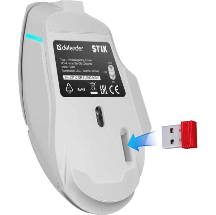 Мышь Defender Stix GM-009 White Мышь Defender Stix GM-009 White