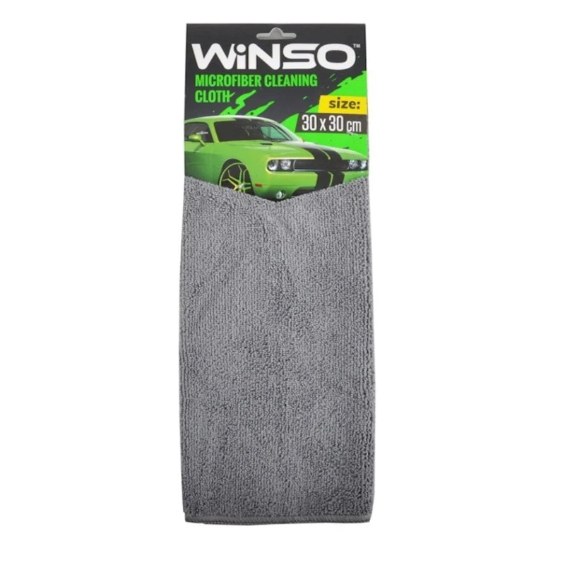 Салфетка из микрофибры Winso Cleaning Cloth 150110, 30x30 см, серый Салфетка из микрофибры Winso Cleaning Cloth 150110, 30x30 см, серый