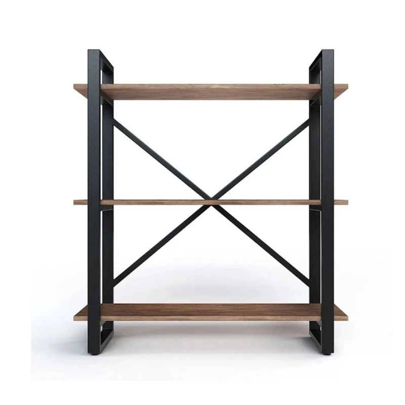 Стеллаж 3563_LoftStefan3Votan, 90x31x98 см, ЛДСП, коричневый