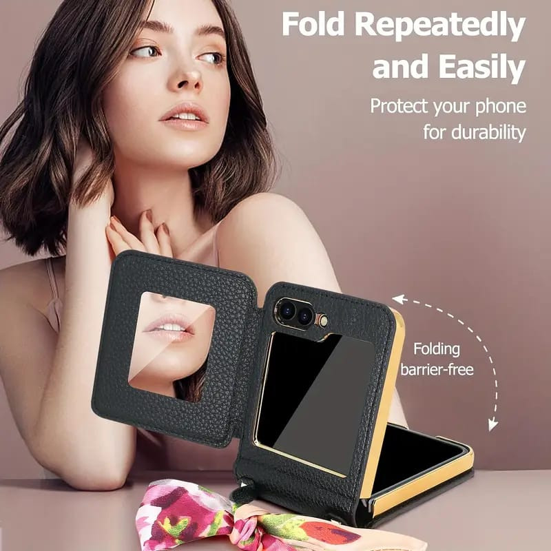 Çexol Samsung Galaxy Z Flip 6 üçün Black