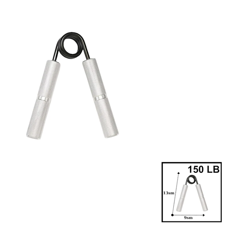 Кистевой эспандер Gymnic, металл, серебристый, 13x9 см, 150 LB