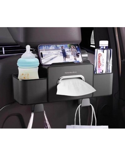 Avtomobil üçün orqanayzer HE876, plastik, qara