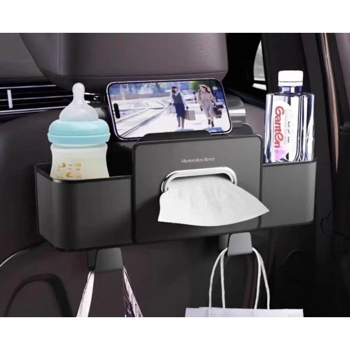 Автомобильный органайзер HE876, пластик, черный Автомобильный органайзер HE876, пластик, черный