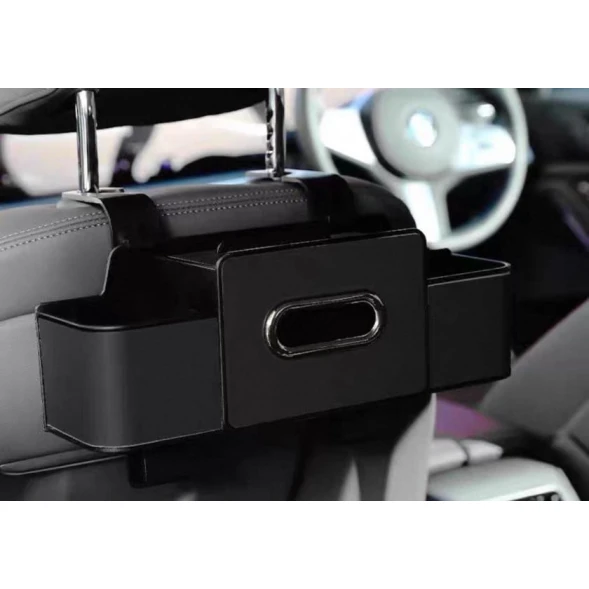 Автомобильный органайзер HE876, пластик, черный Автомобильный органайзер HE876, пластик, черный