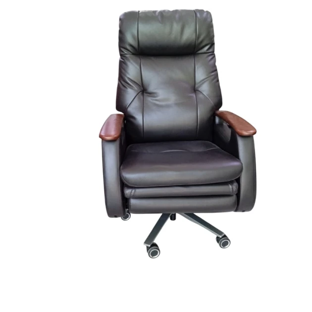 Офисное кресло 1680, кожаное, черное Офисное кресло 1680, кожаное, черное