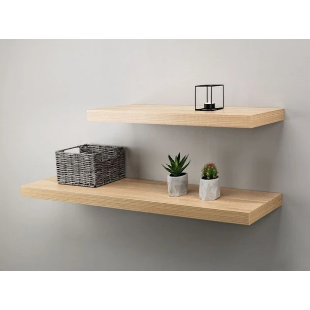 Полка настенная JYSK Abild, 120x4x24 см, пористая плита/МДФ/меламин, коричневый Полка настенная JYSK Abild, 120x4x24 см, пористая плита/МДФ/меламин, коричневый