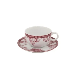 Набор чайный Kutahya Porselen Zeugma ZG12CT42093902, 220 мл, 12 предметов, белый/бордовый Набор чайный Kutahya Porselen Zeugma ZG12CT42093902, 220 мл, 12 предметов, белый/бордовый