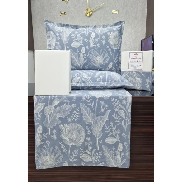 Комплект постельного белья Trend Cotton 00004499, пододеяльник 200x220 см, простыня 240x260 см, 2 наволочки 50x70 см, двуспальный, хлопок, разноцветный