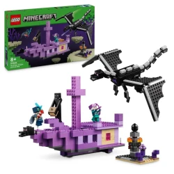 Конструктор LEGO Minecraft 21264 The Ender Dragon and End Ship, 657 элементов