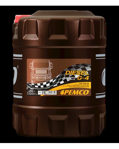 Mineral motor yağı Pemco Diesel G-4 SHPD, 20 L