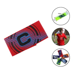 Kapitan sarğısı Colosseum PVC, 28x7 sm, qırmızı