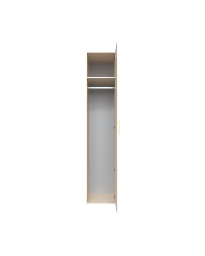 Şkaf Art Mebel 15, 210x60x45 sm, laminat, krem