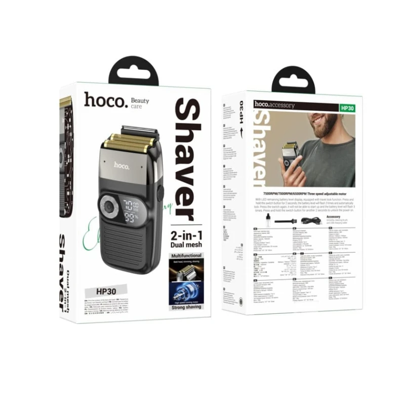 Elektrik ülgüc HOCO HP30 dual mesh 2-in-1