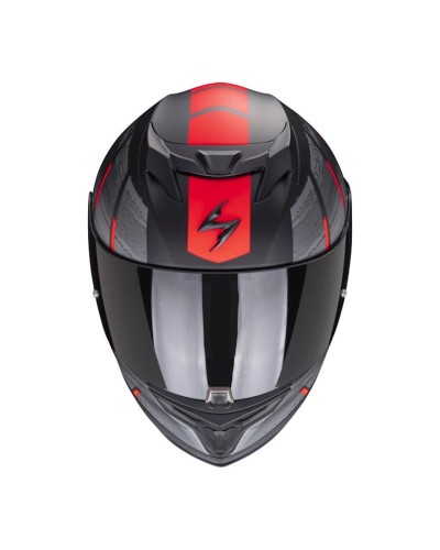 Motosiklet dəbilqəsi Scorpion Exo-520 Evo Air Black-Red, ölçü XXL