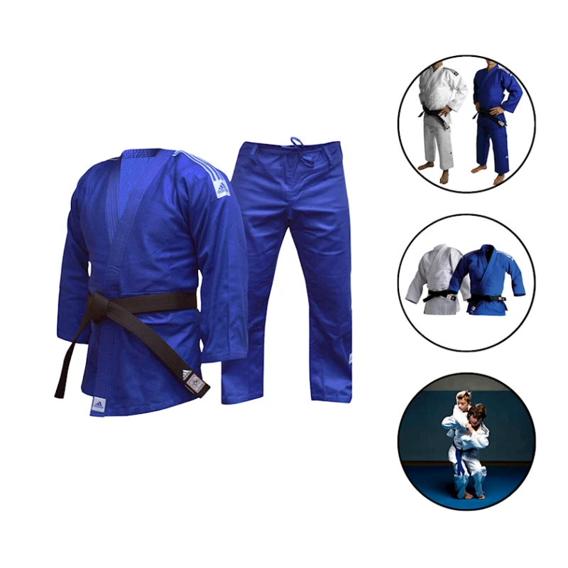 Kimono 3009, göy, 180 sm