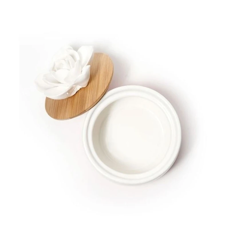 Сахарница Hom-me керамика, с цветком на крышке, Красный/Белый Сахарница Hom-me керамика, с цветком на крышке, Красный/Белый