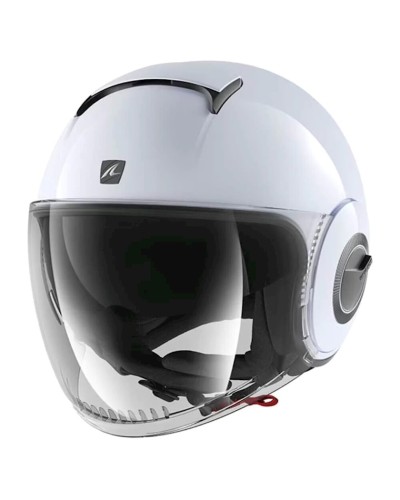 Motosikl dəbilqəsi Shark Nano Blank HE2802E W01, ölçü M, ağ