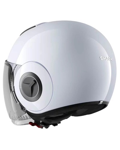 Motosikl dəbilqəsi Shark Nano Blank HE2802E W01, ölçü M, ağ