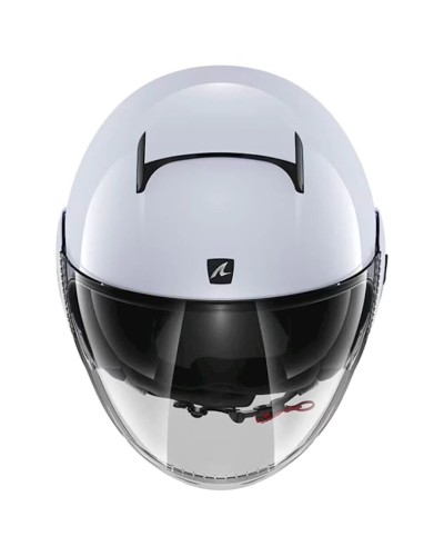 Motosikl dəbilqəsi Shark Nano Blank HE2802E W01, ölçü M, ağ