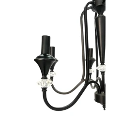 Люстра подвесная Şəms Aydınlatma 8111-6 BK, черная