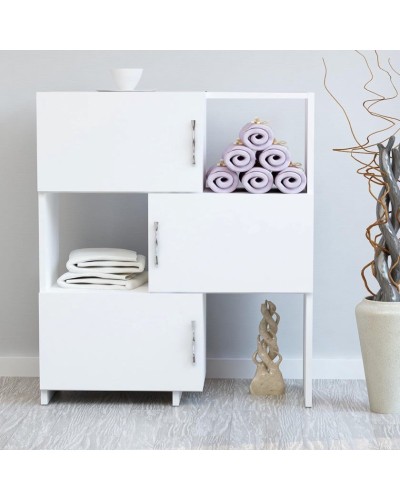 Stellaj Ev Plus Veil, 90x80x31 sm, LDSP, ağ