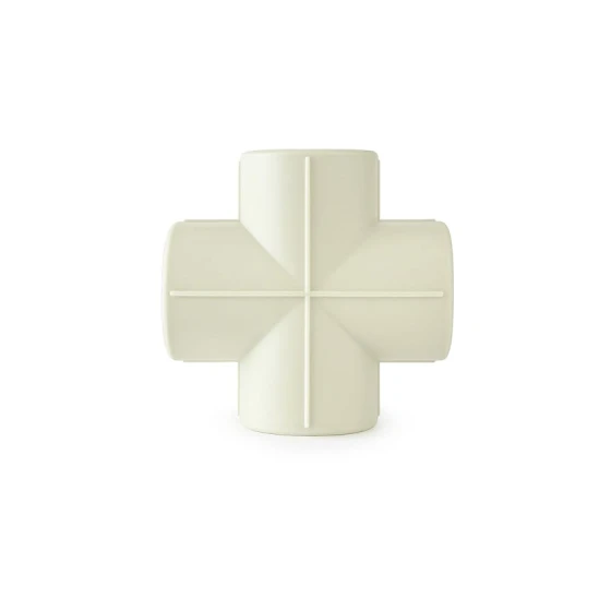 Четырехходовой соединитель для труб Metak, PVC, 25 мм, с 4 выходами Четырехходовой соединитель для труб Metak, PVC, 25 мм, с 4 выходами