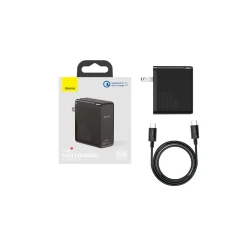 Şəbəkə enerji toplama cihazı Baseus GaN2 USB-C Fast Charger 100W