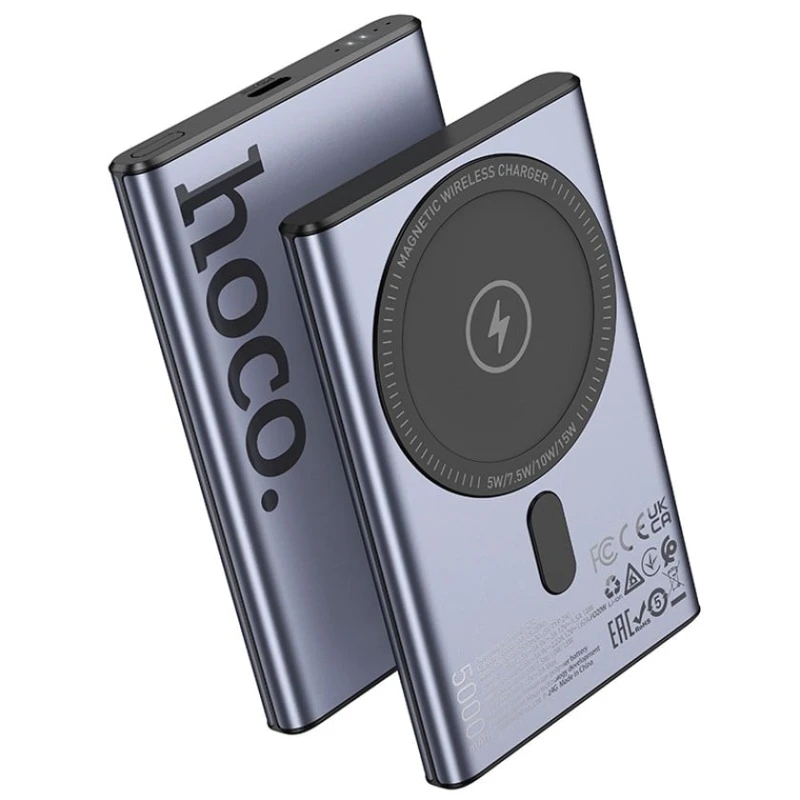 Xarici akkuçulyator Hoco Q32 5000 mAh Grey Xarici akkuçulyator Hoco Q32 5000 mAh Grey