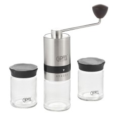 Əl qəhvə üyüdən Gipfel Essence 51906, paslanmayan polad, gümüşü