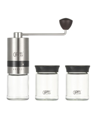 Əl qəhvə üyüdən Gipfel Essence 51906, paslanmayan polad, gümüşü