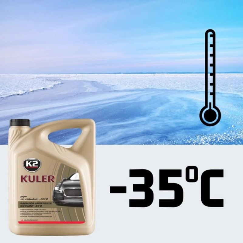 Антифриз красный K2 Kuler-35C Long Life G12, 5 л Антифриз красный K2 Kuler-35C Long Life G12, 5 л